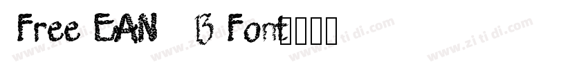 Free EAN   13 Font字体转换